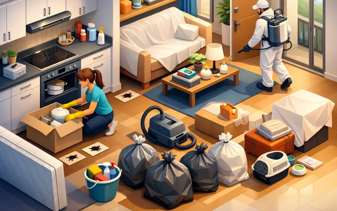 How to Prepare an Apartment for Cockroach Treatment