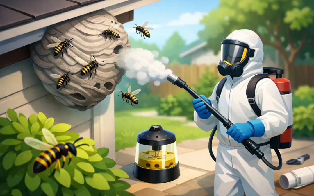 How to Handle Wasp Nests Without Getting Stung
