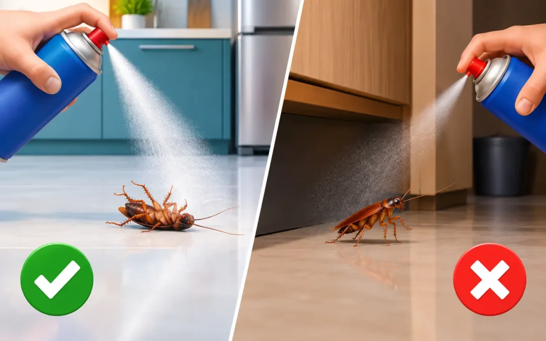 When Roach Spray Works and When It Fails